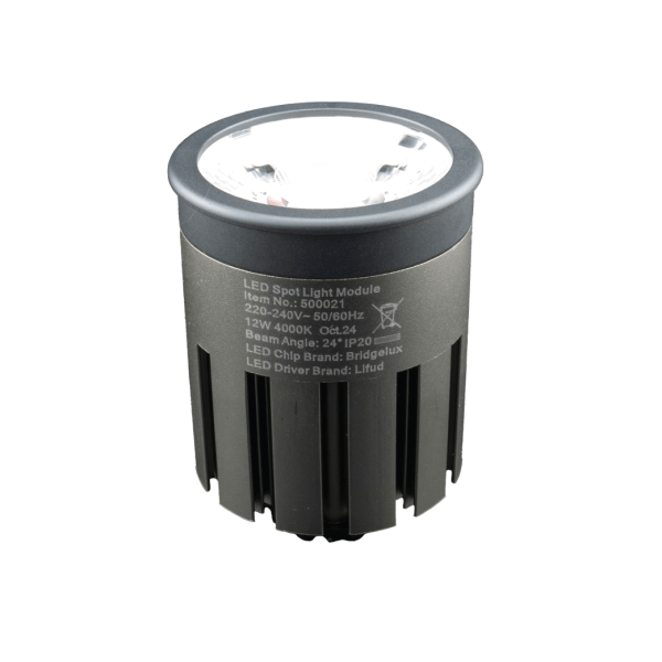 Led Spot Light Module 12W 3000K Cob Bridgelux Led Chip Beam Angle:24°-500020-03-New Power UAE