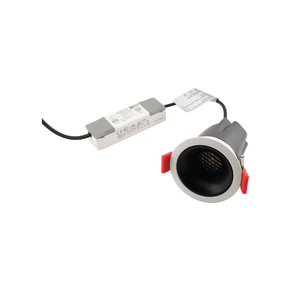 SPOT-WALL WASHER LIGHT 10W WHITE FRAME+ MATT BLACK REFLECTOR WHITE FRAME+ MATT WHITE REFLECTOR - Image 3