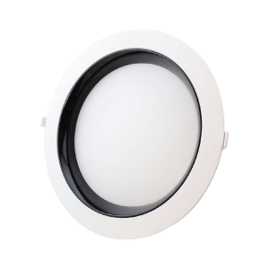 DOWNLIGHT 36W 6500K WHITE+WHITE MATT WHITE+BLACK MATT FACE 230MM
