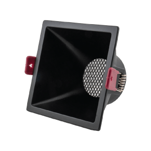 ANTI-GLARE FRAME SQUARE BLACK FULL ALUMINUM